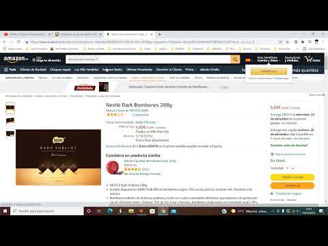 🍬 ¡Oferta Amazon! Caja de bombones Nestlé Dark Sublime barato 6,80€ ¡32 DTO! Opinión | Descuento 🍬