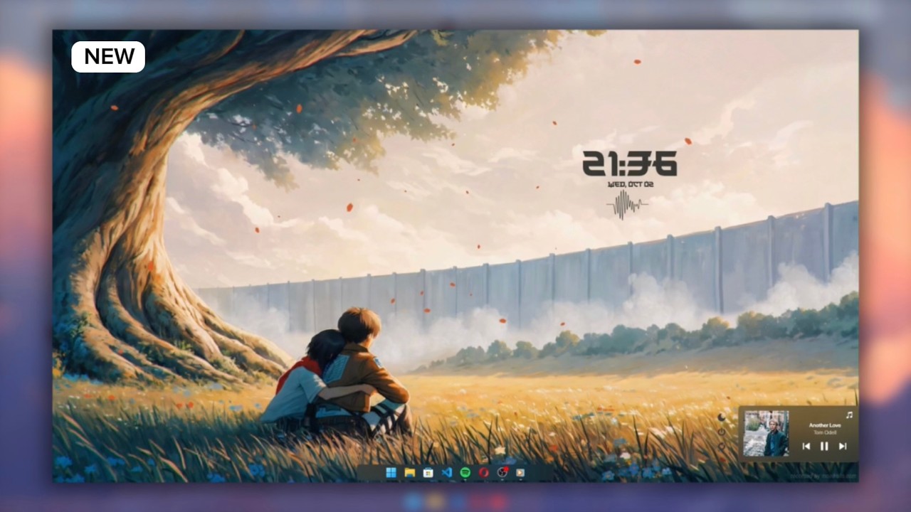 Make Your Desktop Look Attack On Titan Theme In 4 Minutes