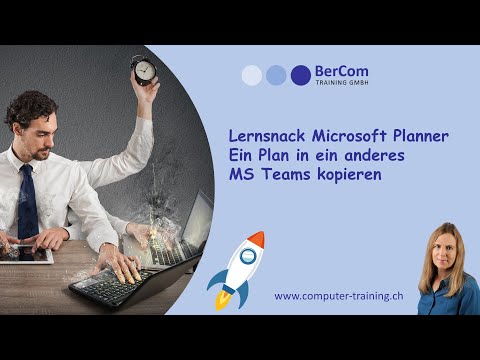 Microsoft Planner -  | Plan in ein anderes MS Teams kopieren |  Lernsnack