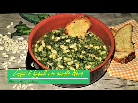 ZUPPA DI FAGIOLI CON CAVOLO NERO