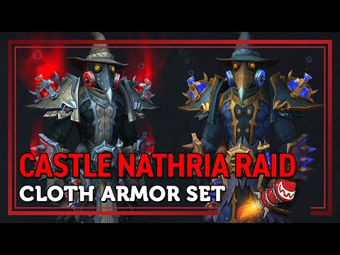 Castle Nathria Raid Cloth Armor Set Shadowlands