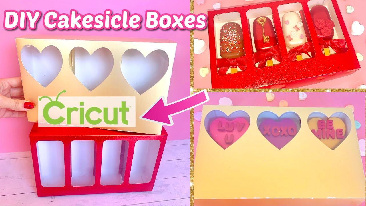 Custom Packaging For Your Small Treat Business | DIY Cakesicle Boxes | Cricut Boxes For Beginners