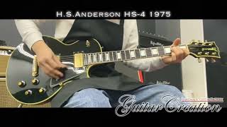 Video thumbnail for H.S.Anderson HS-4 BLACK BEAUTY 1975年製【NON SERIAL ERA】~ULTRA RARE~ w/ORIGINAL HARD CASE 3.84kg by Guitar Creation
