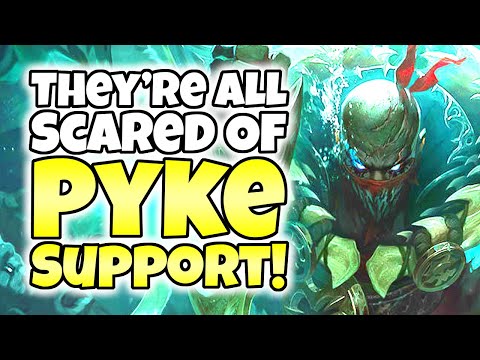 They're All Scared Of Pyke Support! League of Legends Gameplay