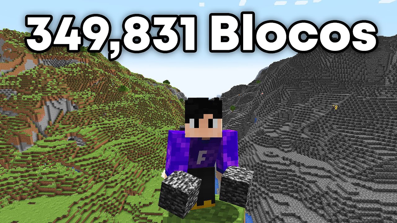 COMO EU TRANSFORMEI O OVERWORLD EM BEDROCK NO SURVIVAL