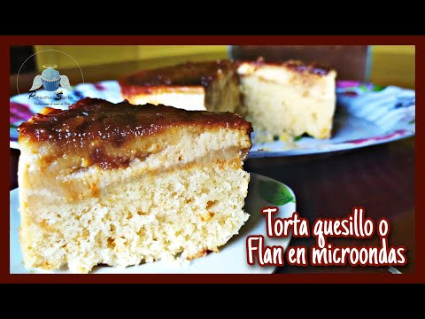 Torta imposible en MICROONDAS