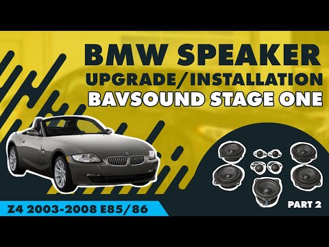 BMW Speaker Upgrade/Installation | Z4 E85/86 2003-2008 | BAVSOUND Stage One | Part 2