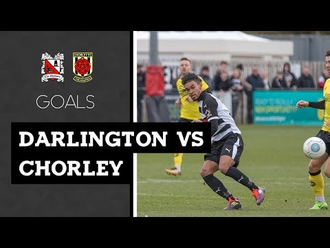 Goals: Darlington v Chorley