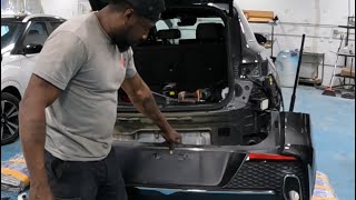 DIY 2025 genesis GV70 how to remove the back bumper and taillight step by step info