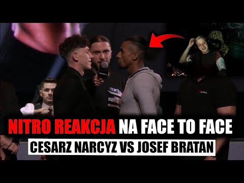 NITRO REAKCJA NA F2F CESARZ NARCYZ VS JOSEF BRATAN | KONFERENCJA HIGH LEAGUE 💥