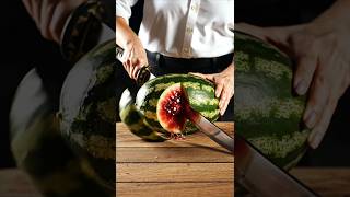 Cutting Watermelon 🍉✨ Satisfying ASMR #asmr #asmrsounds #aiasmr #glassfruit #satisfyingshorts #ai