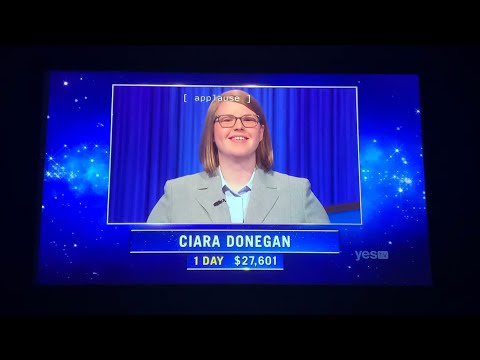 Jeopardy, intro - Ciara Donegan Day 2 (3/25/22)