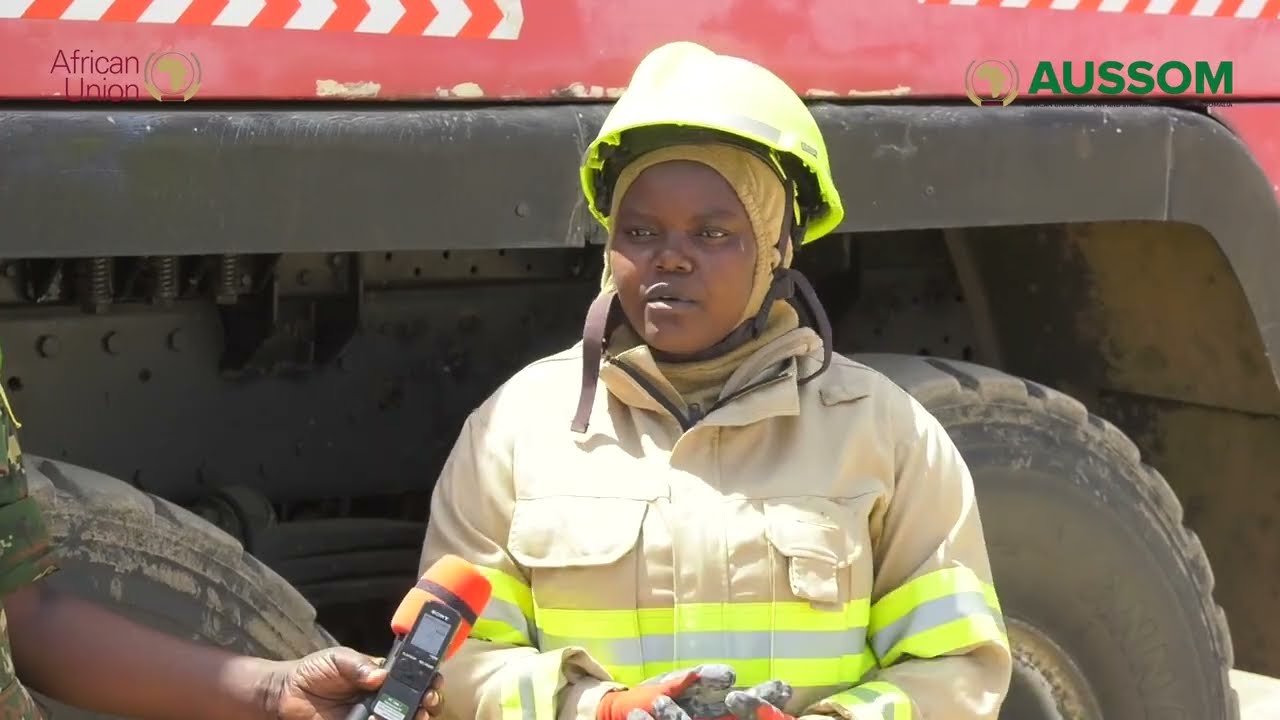 #WomenInAUSSOM | CPl. Nzotungishaka Euphrasie - Firefighter, AUSSOM Sector 5