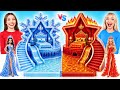 We Build Amazing Doll House Hot Vs Cold Challenge Easy Decoration Tricks By Multi DO Girls