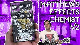 Video thumbnail for Chorus! Phaser! Octave! OH MY!!! Matthews Effects The Chemist V2 Demo & Review | Stompbox Everyday by Sean Pierce Johnson