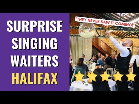 Singing Waiters Halifax | Best Wedding Entertainers