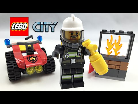 LEGO City Fire ATV 2016 set review! 60105