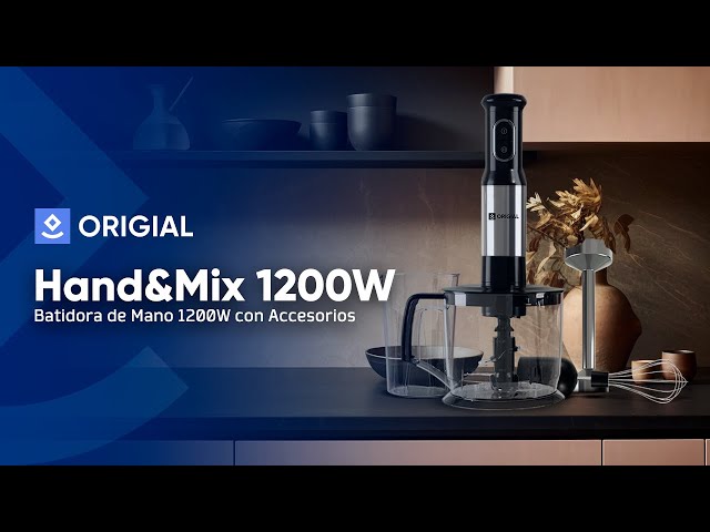 Frullatore a immersione originale Hand&Mix 1200 1200 W con accessori video
