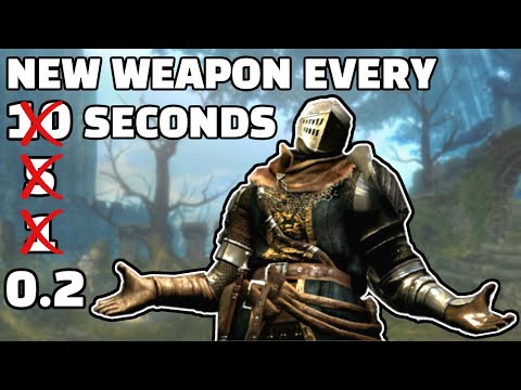 Dark Souls, but my weapon keeps randomly changing faster and faster oh god make it stop