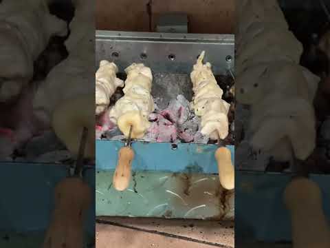 #Souvlaki tradicional #cipriota - você consegue distinguir carne de porco de frango?
