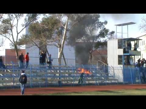 Prihod gasilcev na stadion (13.02. 2010)