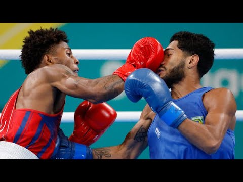 Jahmal Harvey (USA) vs. Luiz Oliveira (BRA) Pan American Games 2023 SF's (57kg)