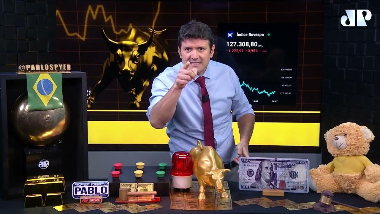 Ibovespa cai com ajuste e exterior: Fechamento Touro de Ouro