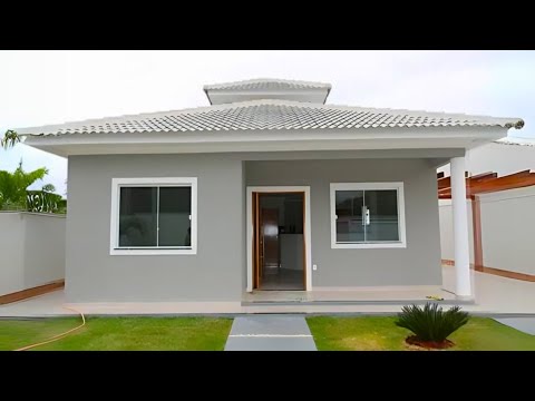 CASA SIMPLES E MODERNA: 28 IDEIAS DE FACHADAS DE CASAS SIMPLES E BONITA