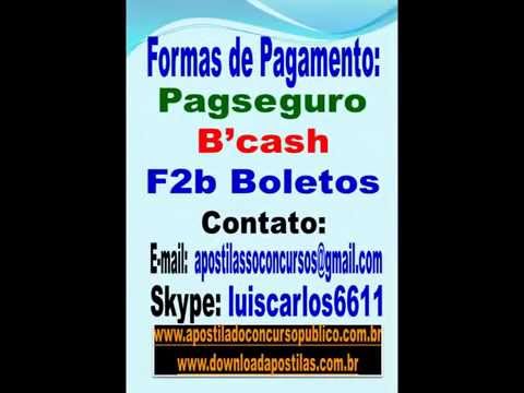 Concursos Públicos 2014 Apostila do Concurso Camara Municipal Santos Atendente Legislativo