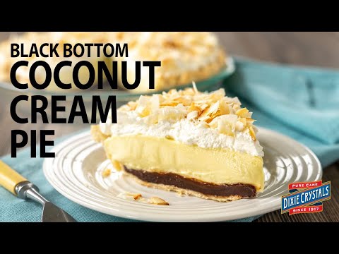 How to Make Black Bottom Coconut Cream Pie