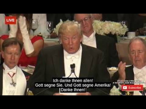 DONALD TRUMP WAHRHEITEN & SATIRE über HILLARY CLINTON Alfred E. Smith Charity Dinner