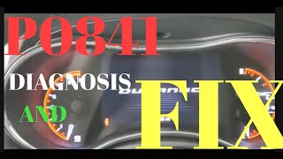 HOW TO FIX ANY CAR WITH A P0841Transmission Fluid Pressure Sensor/switch A ERROR CODE- Fast and easy