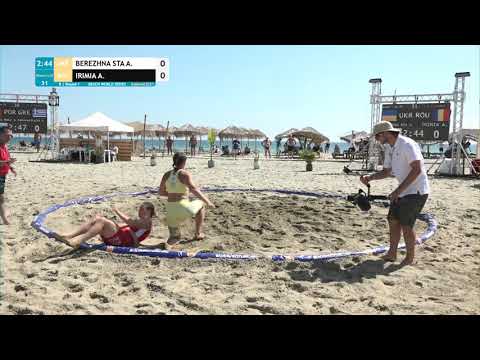 Round 1 Women's BW - 70 kg: A. BEREZHNA STA (UKR) v. A. IRIMIA (ROU)