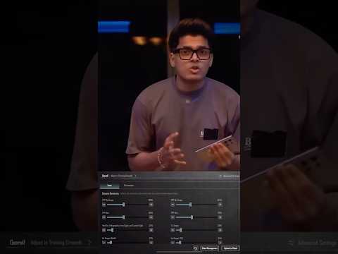 jonathan sensitivity 😱reveal on new 💫i phone 16 pro max  #bgmi #pubgmobile #jonathan