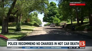 No charges in Anderson hot car death