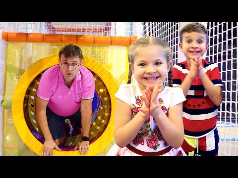 Diana and Roma pretend play with Daddy | Funny stories for kids