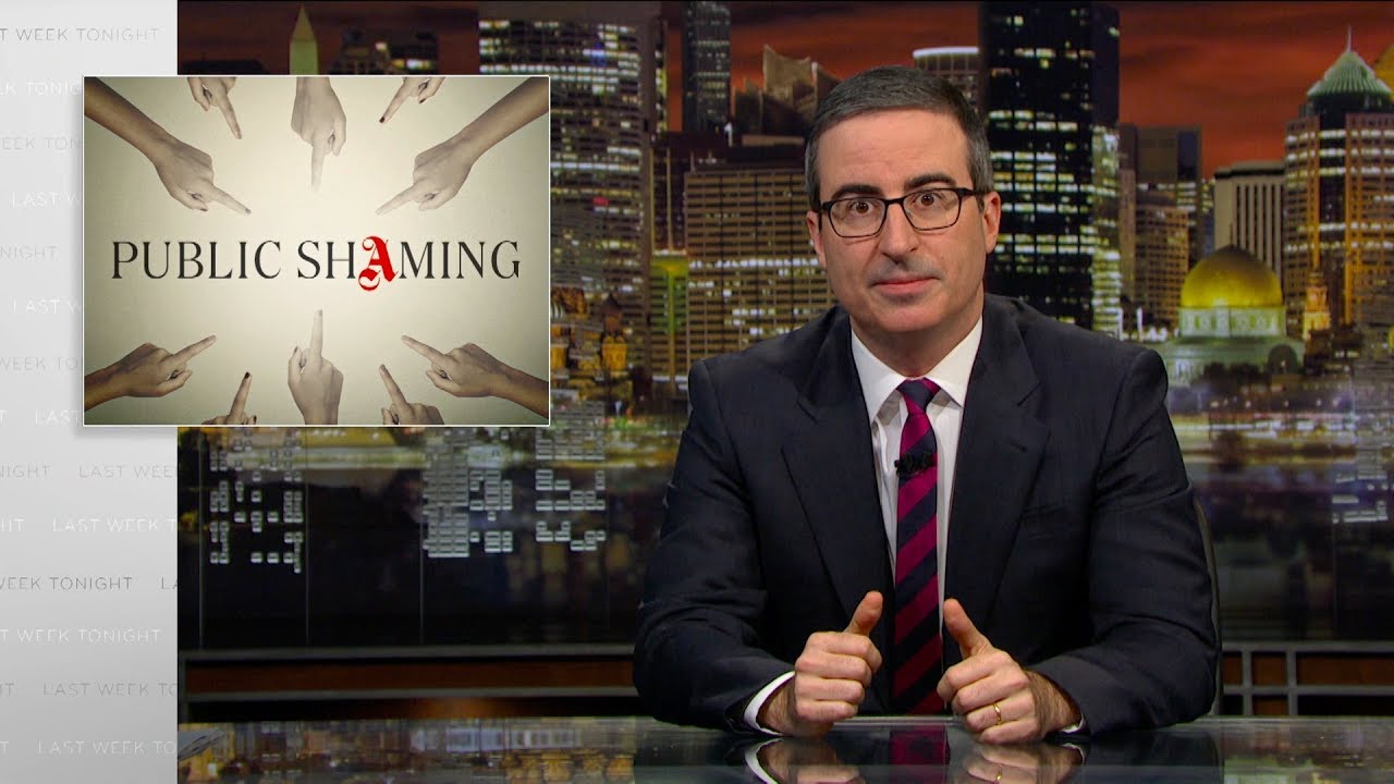 Public Shaming: Last Week Tonight with John Oliver (HBO) - YouTube