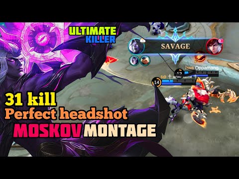 moskov rank highlights/Aggressive moskov montage/Mlbb2023🐰