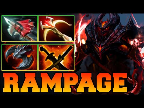 Back To Back 3 Rampage SF !! Shadow Fiend Dota 2 Safelane Gameplay Guide Build Carry Meta 7.35