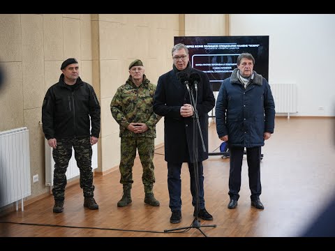 Predsednik Republike Aleksandar Vučić | Obilazak Odreda vojne policije specijalne namene „Kobre“