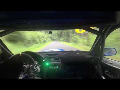 BSK TECH Wyścig Górski Kamionki Onboard Subaru Impreza Bartłomiej Madziara