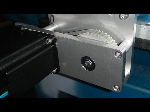 Cnc routing 9.5mm 6061 aluminium plate - adjustable nema 24 ...