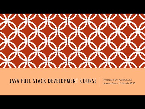 Java Full Stack Developer Session 01 2023