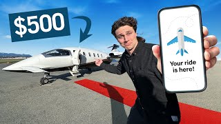 I tried the "UBER" for PRIVATE JETS!