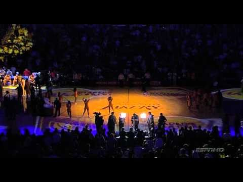 05 19 2009   WCF Game 1   Nuggets vs  Lakers   Lakers Player Intros