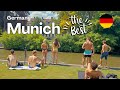 BEST Of MÜNCHEN Englischer Garten STRAND ️ Spaziergang DEUTSCHLAND 4K HDR