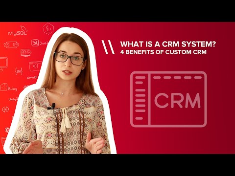 What is a CRM system? 4 BENEFITS of CUSTOM CRM
