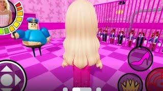 (Pink girl vs Barry prison run OBBy easy mode) #gaming #roblox #viewsproblem 