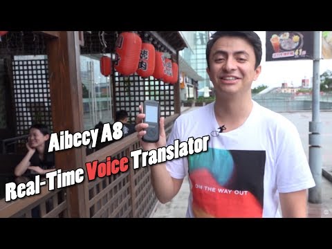 Aibecy A8 Real-time Intelligent Voice Translator 35Language Speech Interactive Interpreter