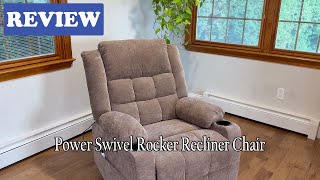 Ketaiyou Electric swivel rocker recliner massage chair Review - See Before You Buy.